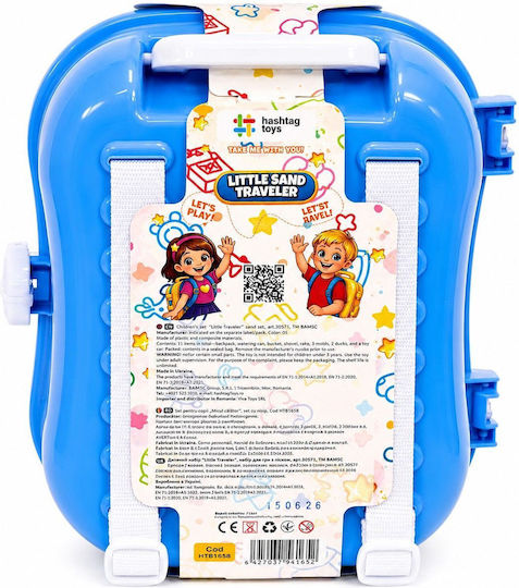 Set Little Traveler Rucsac De Nisip Albastru