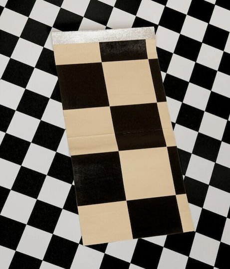 Αλουμινοχαρτο Φυλλα 5x11 Checked Black-white Framar 500τεμ