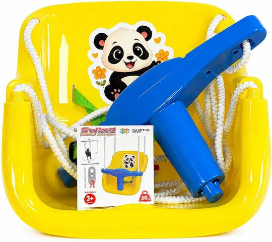 Hashtag Toys Leagăn atârnare din plastic pentru 3+ ani galbenă