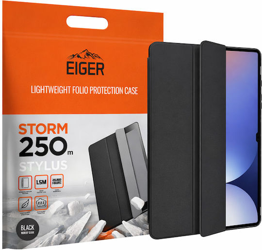 Eiger Husă Folio Magnetică Galaxy Tab S11 Slot pentru Stylus Neagră