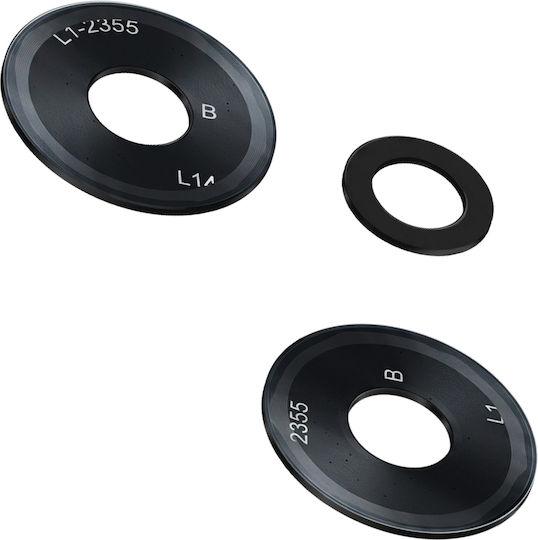 Clappio Kit 3 Rear Camera Lenses Flash Honor 400 Black