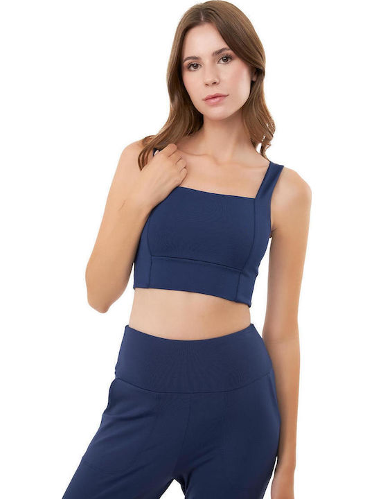 Women's Crop Top with Polyester Spaghetti Straps