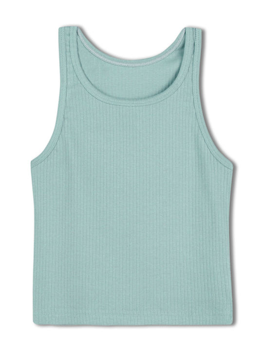 Women's Cotton Crop Top with Thick Spaghetti Straps