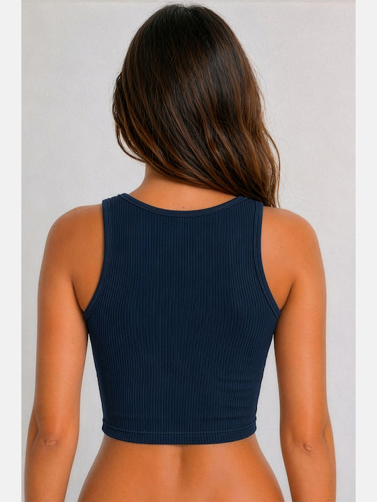 Women's Cotton Sleeveless Crop Top Cotton