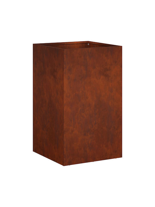 vidaXL Garten-Set 2 Metallische Pflanzgefäße Rusty 30cm