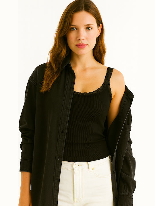 Women's Cotton Sleeveless Corset Top