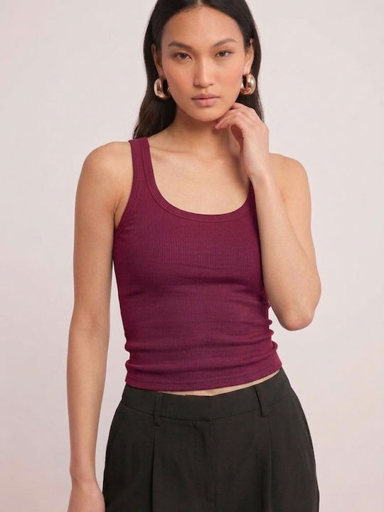 Women's Cotton Sleeveless Striped Cotton Blouse