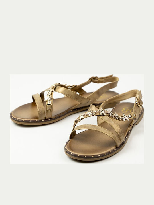 Women's Flat Sandals Beige