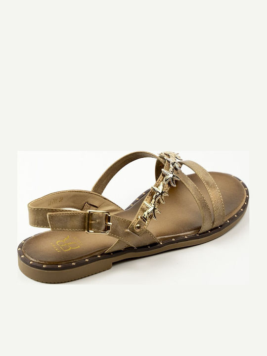 Women's Flat Sandals Beige