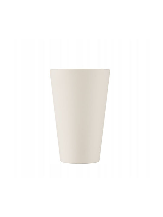 Ecoffee Cup Керамична чаша с капак бяла 400ml