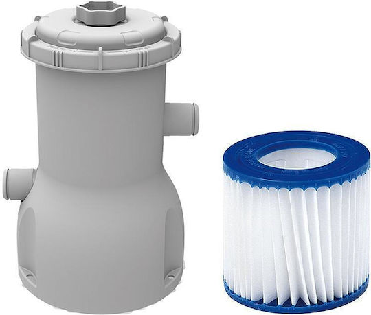 Piscină PVC 6075lt cu Cadru Metalic 394x207x80εκ.