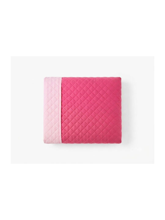 Domus Flow Tagesdecke Übergröße Mikrofaser Fuchsie/Rosa 220x240cm