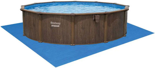 Bestway Кръгъл Басейн 550x130см Сив