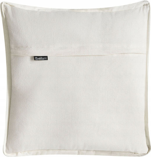 Beliani Pillow Ferna White Beige 2 Pieces 45x45 cm