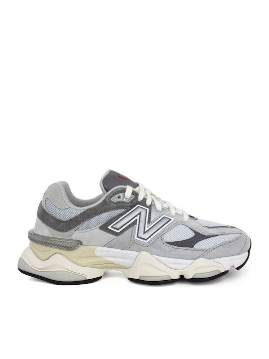 9060 Chunky Sneakers Rain Cloud / Castlerock / White