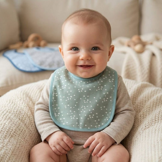 abo Waterproof Fabric Baby Bib Abo 3 Pieces