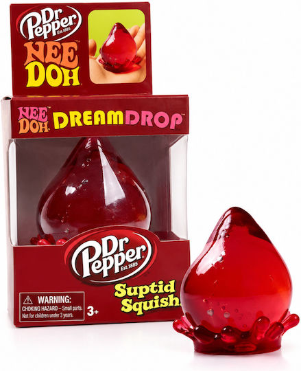 Schylling Needoh Dream Drop Dr Pepper Squishy Искрящ Червен