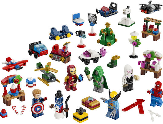 LEGO Super Heroes Calendar de Advent pentru 6+ Ani 317 Buc