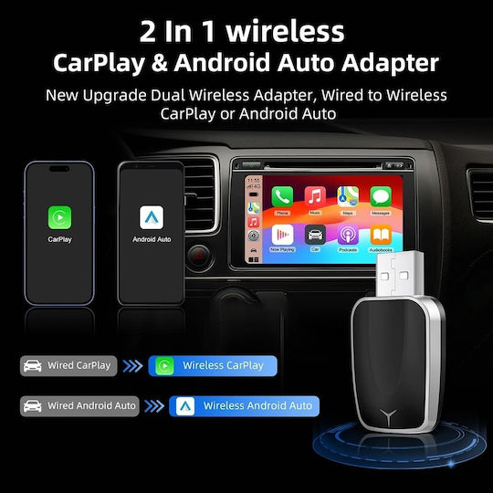 Adaptor Carplay & Android Auto Pentru Mașini