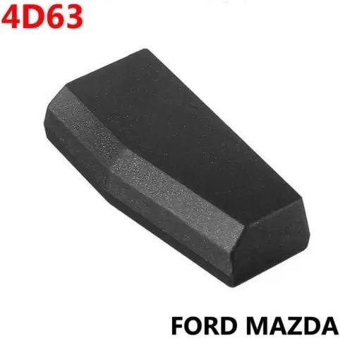 Chip Transponder Auto Aftermarket 4d63 Id63 80bit 4d83 Id83 Compatibil Ford Mazda Tip Carbon Negru Fără Inscripții