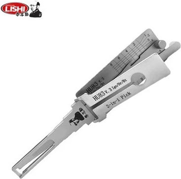 Original Lishi Auto Decoder Hu83 V3 – 2-in-1 Pick Ignition Doors Trunk Unlocking Compatible Peugeot Citroen Fiat Mini