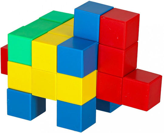 ikonka Cuburi de construit educative pentru 3+ ani 64 buc