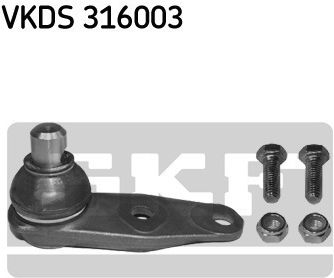 SKF Vkds 316003 Führungsgelenk für die Vorderseite