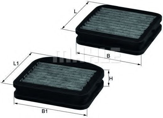 Mahle Original Innenraumluftfilter Lkk 72/s