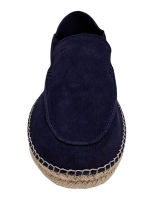 Suede Herren Mokassins in Blau Farbe