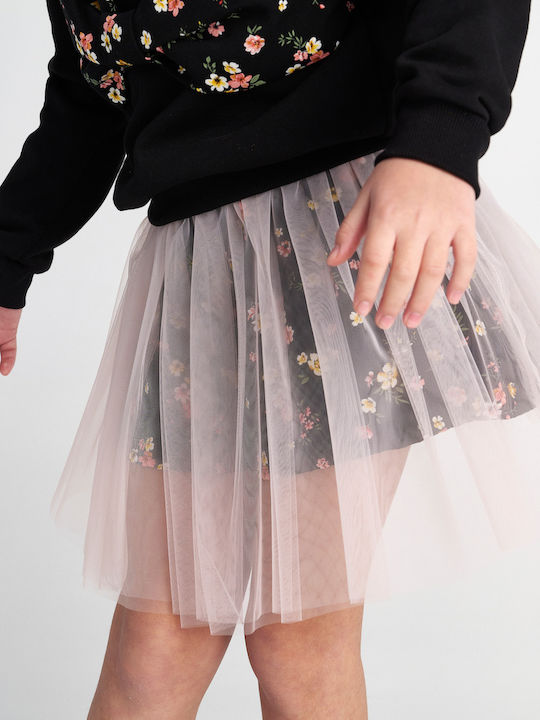 Детски Комплект със Шорти Летен 2 Части Черен