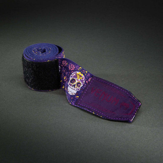 Μπαντάζ Venum Santa Muerte Handwraps Dark Purple
