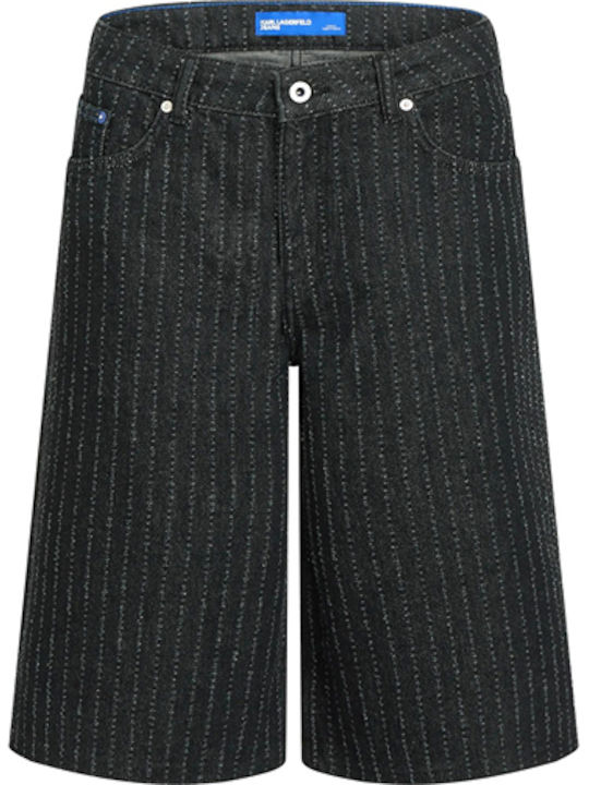 Bermude din denim pentru femei Negru