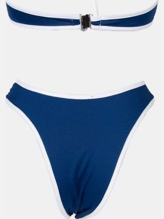 Set Bikini Triunghi Albastru Închis