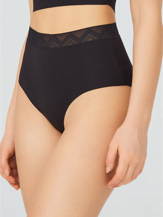 Bikini-Set 3 Stücke Hohe Taille Hohe Taillen