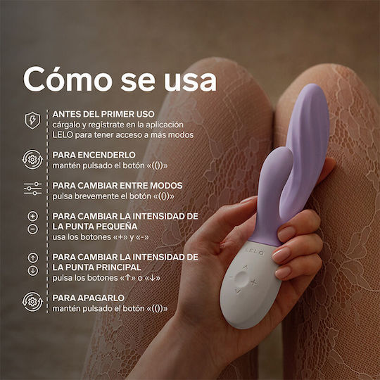 Lelo Ina Double Vibrator with Remote Control Lilac
