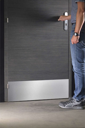 Протективна Плоча Врата Самозалепваща Inox 830x250 Mm Thirard 00922320