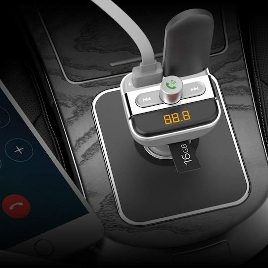 Pyramid FM предавател за кола с Bluetooth / USB / AUX / MicroSD