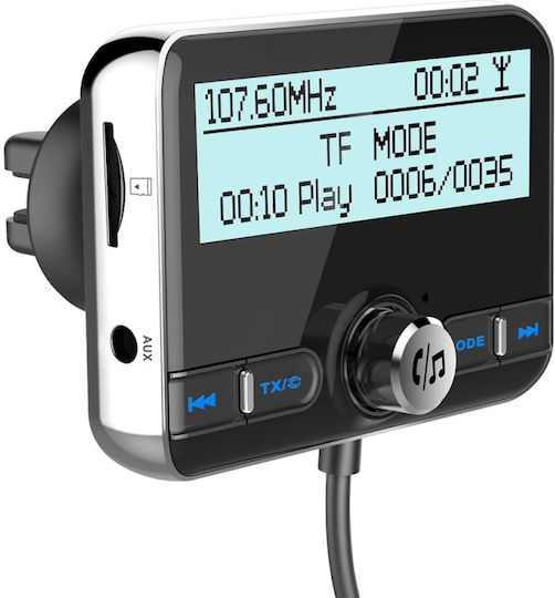 Pyramid FM Transmitter Αυτοκινήτου με Bluetooth / USB
