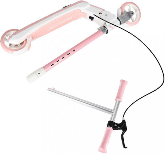 Trike Fix Scuter Copii Pliabil 2 Roți Cu Iluminare LED Pentru 8+ Ani Roz