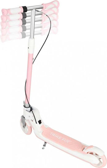 Trike Fix Scuter Copii Pliabil 2 Roți Cu Iluminare LED Pentru 8+ Ani Roz
