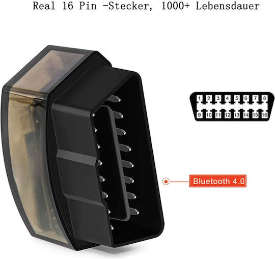Auto Diagnosewerkzeug OBD 2 mit Bluetooth