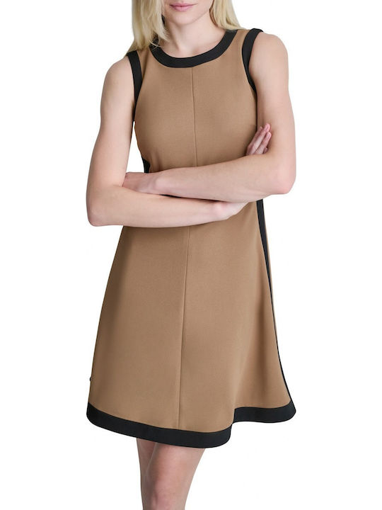 Rochie De Vară Pentru Femei Mini Rochie-Cămașă Fără Mâneci
