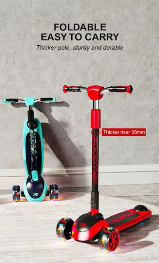 Kinderroller Klappbar 3-Rad Rosa