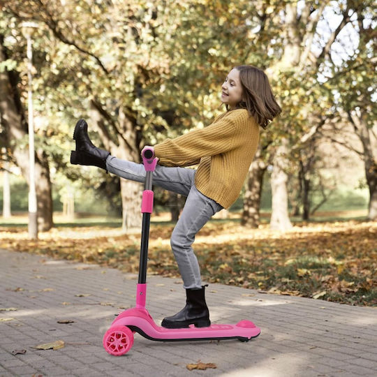 Kinderroller Klappbar 3-Rad Rosa