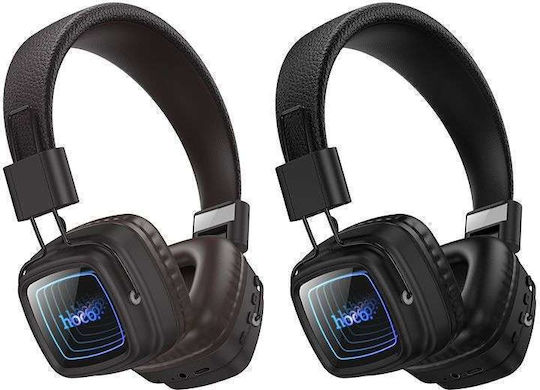 W72 Wireless Bluetooth On Ear Headphones with 25 Hours Playing Time Brown