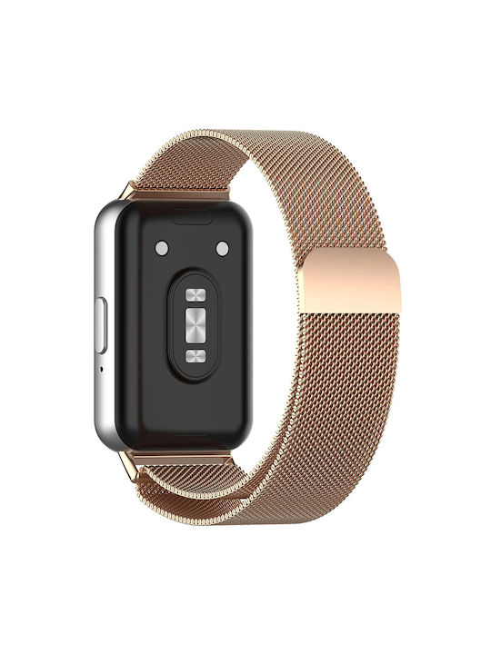 Techsuit Brățară Oțel Inoxidabil Rose Gold (Galaxy Fit3)