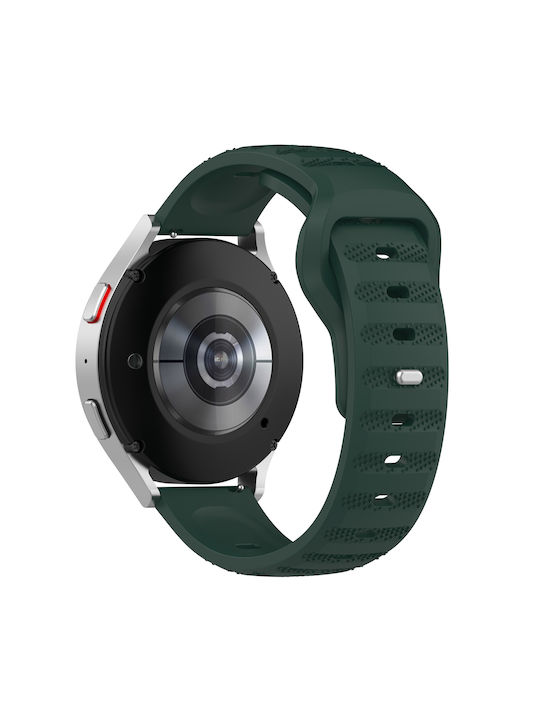 Silicone Strap Green (Galaxy Watch4/5/6/7/FE/4 Classic/6 Classic/5 ProApple Watch 38/40/41/42mmVivomove HRHuawei Watch GT2 / GT3 (42mm) / GT3 Pro (43mm)Honor GS ProAmazfit GTS 3Realme Watch 2Haylou RS4 LS12) Silicone Strap Green (Galaxy Watch4/5/6/7/FE/4 Classic/6 Classic/5 ProApple Watch 38/40/41/42mmVivomove HRHuawei Watch GT2 / GT3 (42mm) / GT3 Pro (43mm)Honor GS ProAmazfit GTS 3Realme Watch 2Haylou RS4 LS12)