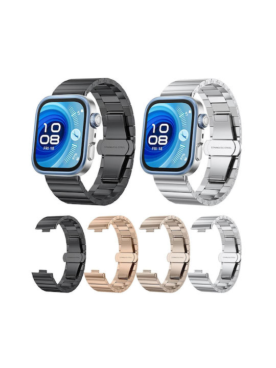 Stainless Steel Black Strap (Huawei Watch Fit)