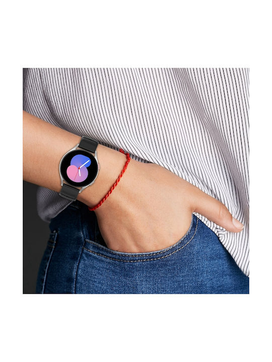 Silicone Strap White (Galaxy Watch4/5/6/7/FE/4 Classic/6 Classic/5 ProApple Watch 38/40/41/42mmVivomove HRHuawei Watch GT2 / GT3 (42mm) / GT3 Pro (43mm)Honor GS ProAmazfit GTS 3Realme Watch 2)