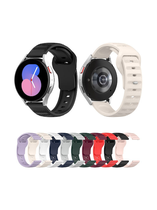 Silicone Strap Green (Galaxy Watch4/5/6/7/FE/4 Classic/6 Classic/5 ProApple Watch 38/40/41/42mmVivomove HRHuawei Watch GT2 / GT3 (42mm) / GT3 Pro (43mm)Honor GS ProAmazfit GTS 3Realme Watch 2Haylou RS4 LS12)